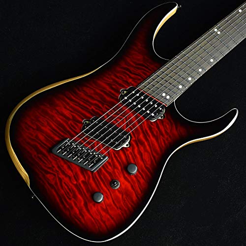 ギター Ormsby Guitars HYPE GTR7 Ormsby Hype GTR 7 Swamp Ash - dahlia black Multi-scale guitar